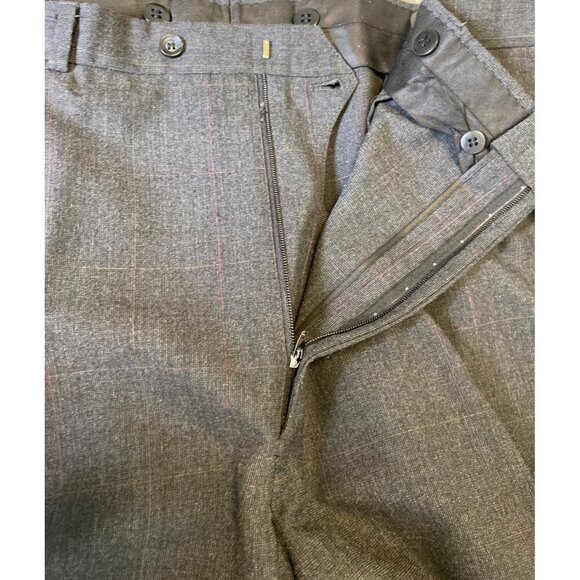 Elkridge Sharkeys Big & Tall Mens Gray Suit 2-Button Jacket & Pants Set - Picture 14 of 16